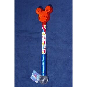 Disney On Ice Mickey Mouse Ears Light Up Flashing 20" Wand 3 Modes Red Blue